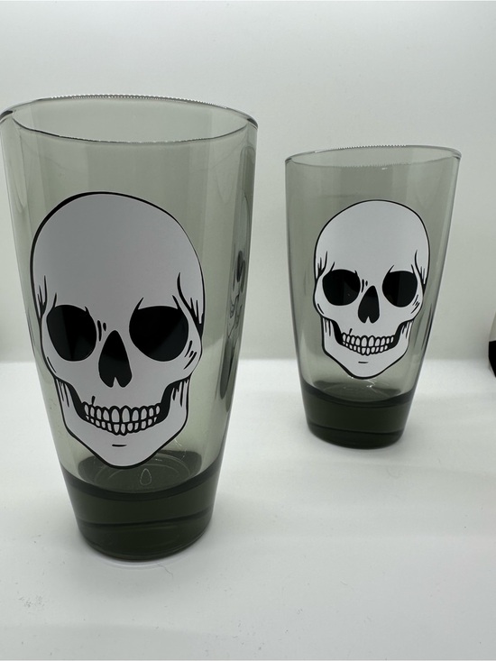 Other - Smoky Gray Skull Drinking Tumbler